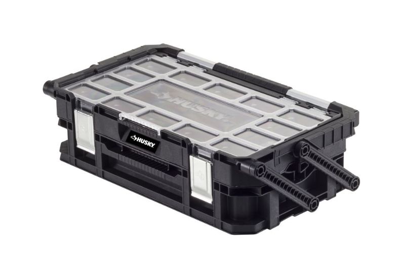 Photo 1 of Husky 230379 22 in. 22-Compartment Connect Cantilever Organizer for Small Parts Organizer