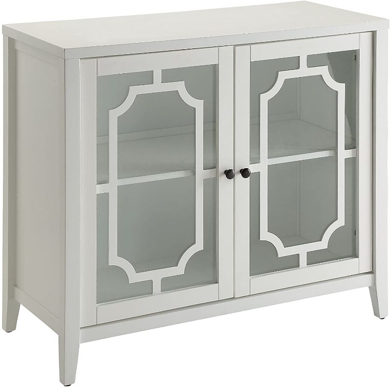 Photo 1 of ACME FURNITURE AC-97384 Cabinet, One Size, White
**MISING HARDWARE, MINOR COSMETIC DAMAGE**
