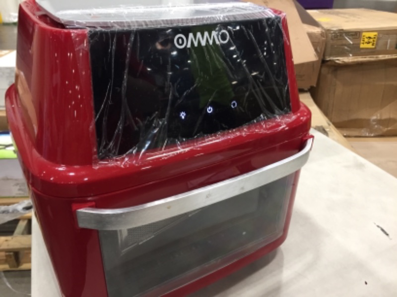 Photo 2 of Air Fryer Oven 17 Quart, OMMO Toaster Oven Air Fryer with Rotisserie & Dehydrator, 1800W Toaster Ovens Countertop Air Fryers Combo, 8-in-1, with LCD Digital Touch Screen, 7 Accessories & 40+ Recipes