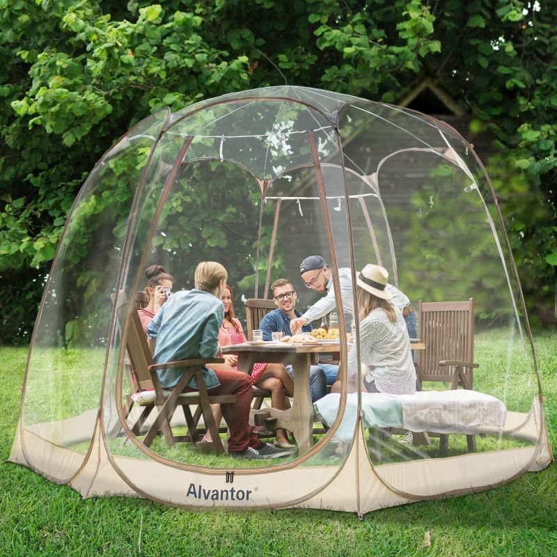 Photo 1 of Alvantor Bubble Tent Screen House Room Camping Tent Canopy Gazebos 8-10 Person for Patios, Large Oversize Weather Pod, Premium Greenhouse Instant Pop Up...
NOT BOXED!