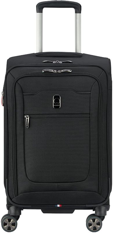 Photo 1 of DELSEY Paris Hyperglide Softside Expandable Luggage with Spinner Wheels, Black, Carry-on 21 Inch
NOT BOXED!