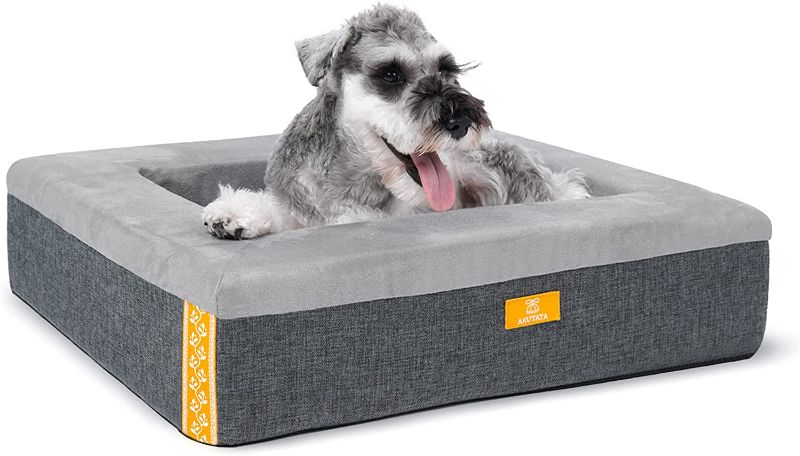 Photo 1 of AKUTATA Imperial Dog Couch Bed for Small & Medium Dogs, Washable Cover, Memory Foam Bolster Puppy Bed, Rectangle Crate Lounger, Water Resistant Liner,...
SIMILAR TOL PHOTO: BROWN