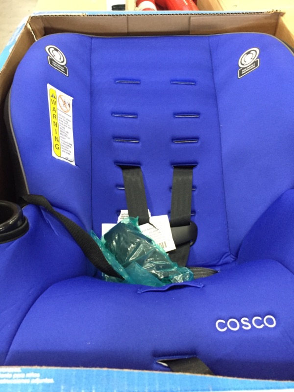 Photo 3 of Cosco Apt 50 Convertible Car Seat, Vibrant Blue, 30.4x23x16.5 Inch (Pack of 1)
