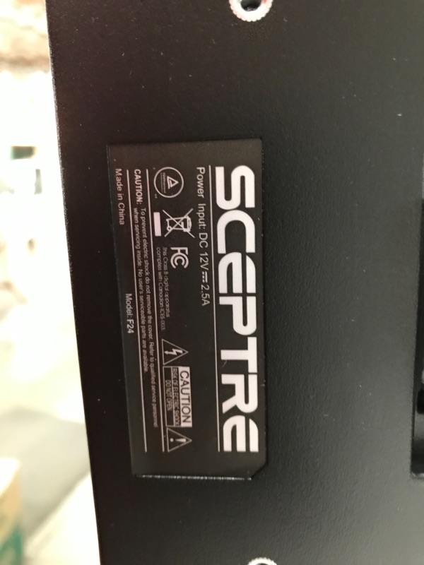 Photo 3 of Sceptre E248W-19203R 24" Ultra Thin 75Hz 1080p LED Monitor 2x HDMI VGA Build-in Speakers, Metallic Black 2018