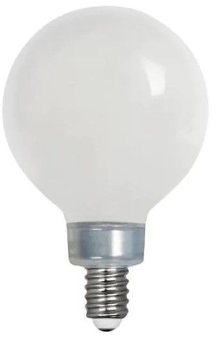 Photo 1 of 60-Watt Equivalent G16.5 ENERGY STAR and CEC Title 20 Dimmable Filament LED Light Bulb Bright White (3-Pack) - 4 ct