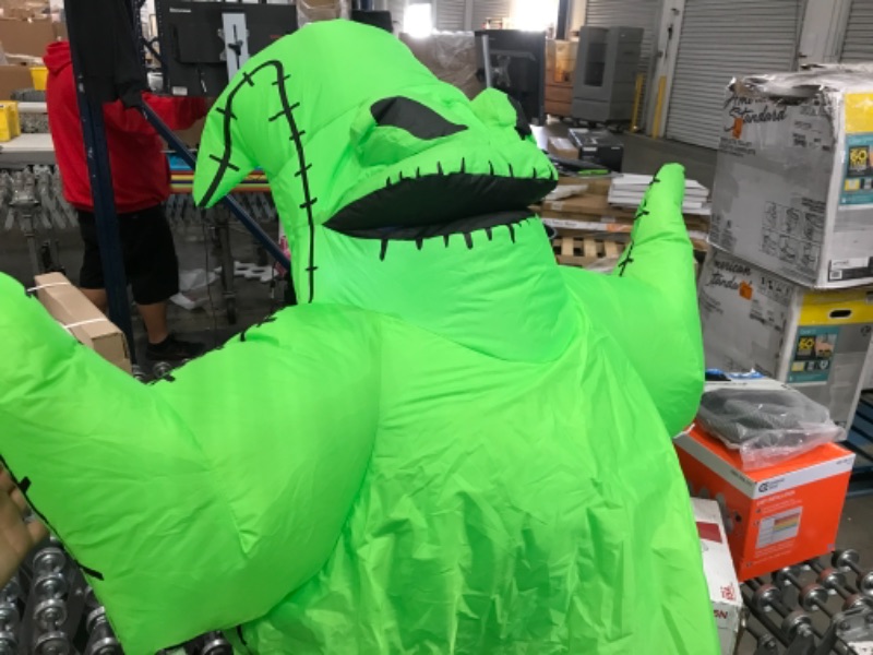 Photo 2 of 4 Ft. Hanging Oogie Boogie Airblown Disney Halloween Inflatable
