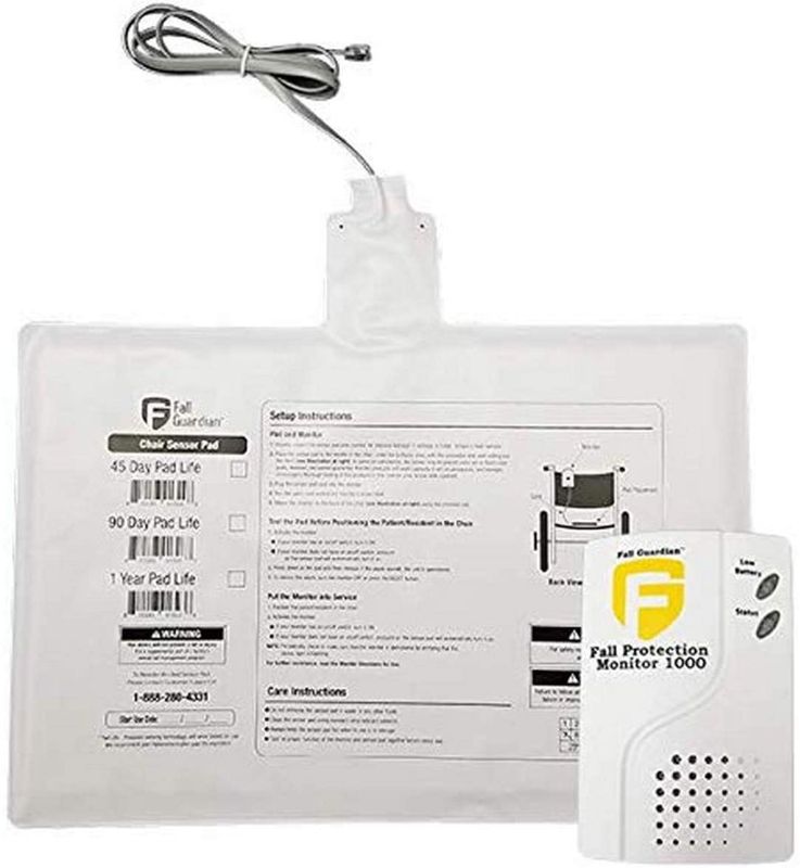 Photo 1 of Fall Protection Monitor 1000 and 45 Day Chair Sensor Pad, White
