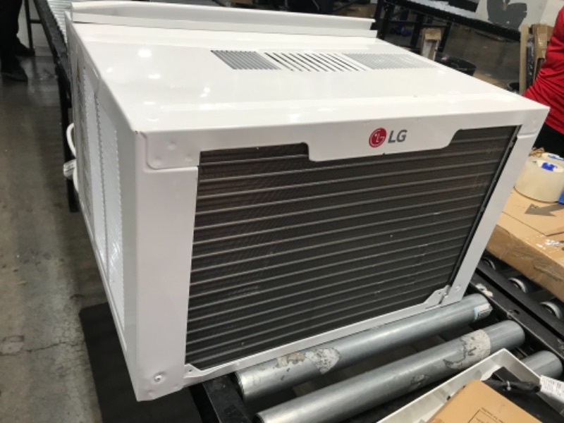 Photo 1 of LG 24,500 BTU 230V Window-Mounted Air Conditioner with Remote Control, White

