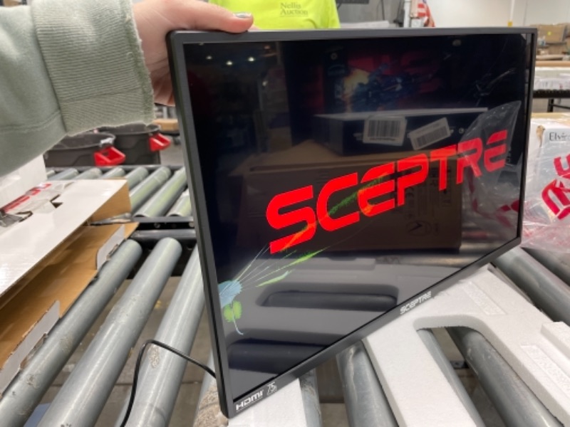 Photo 1 of Sceptre E248W-19203R 24" Ultra Thin 75Hz 1080p LED Monitor 2x HDMI VGA Build-in Speakers, Metallic Black 2018