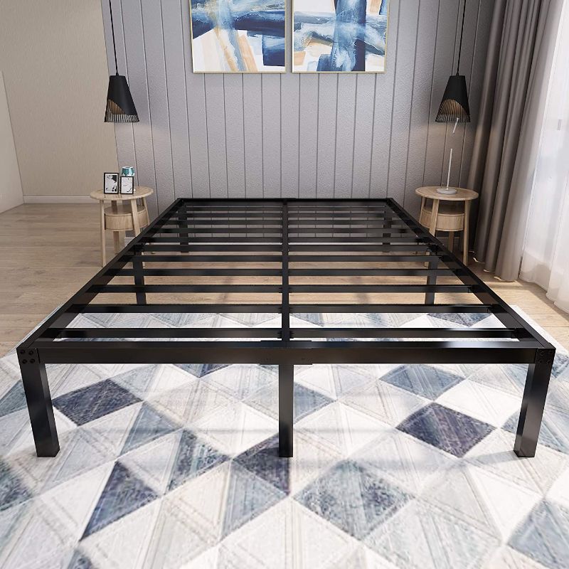 Photo 1 of 18 Inch Platform Bed Frame/Easy Assembly Mattress Foundation Full