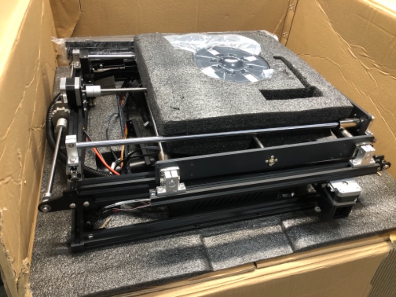 Photo 2 of  Ender 5 Plus 3D Printer with BL Touch, DIY 3D Printers with Dual Z-Axis, Tempered Glass Plate, 4.3" Toch Screen, Large Printing Size 350x350x400mm