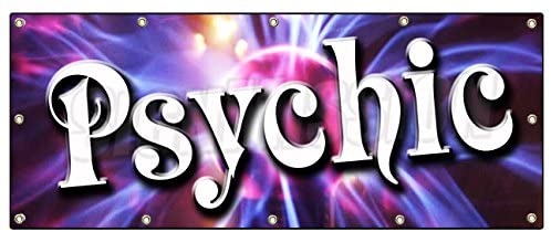 Photo 1 of 48"x120" Psychic Banner Sign Palm Reader Signs Readings Fortune Teller
