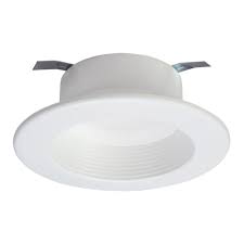 Photo 1 of 4 in. White Integrated LED Recessed Trim Module 90CRI 3000K CCT
