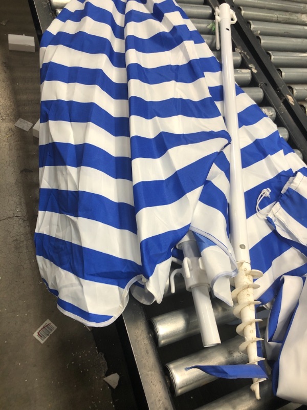 Photo 1 of 92 In Blue Striped Umbrella 