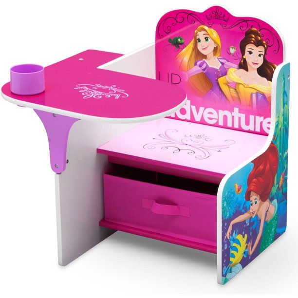 Photo 1 of Disney Princess Chair Desk with Storage Bin by Delta Children