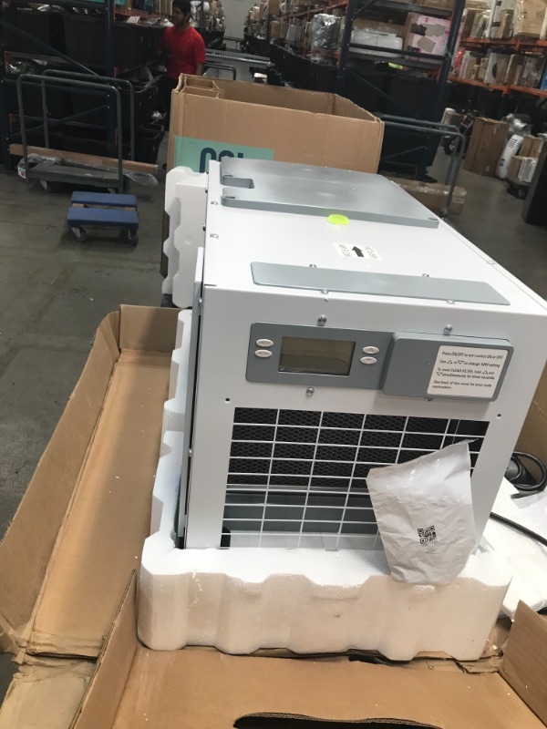 Photo 5 of Aprilaire E100 Pro 100 Pint Dehumidifier for Crawl Spaces, Basements, Whole Homes, Commercial up to 5,500 sq. ft.