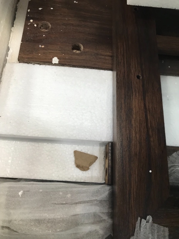Photo 1 of 70" Farmhouse Simple Window Pane 2 Door Wood TV Stand