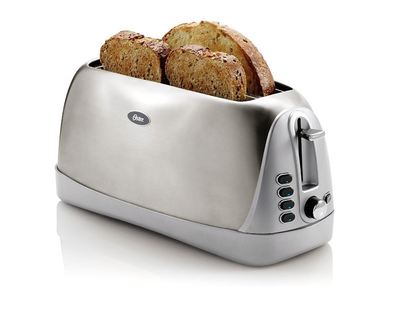 Photo 1 of Oster Impressions 4-Slice Pop-up Toaster, Gray (TSSTTR6330NP)