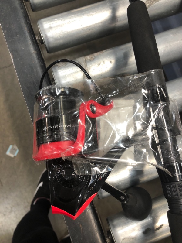 Photo 3 of abu garcia max pro spincast reel and fishing rod, red and black

//used
//missing components