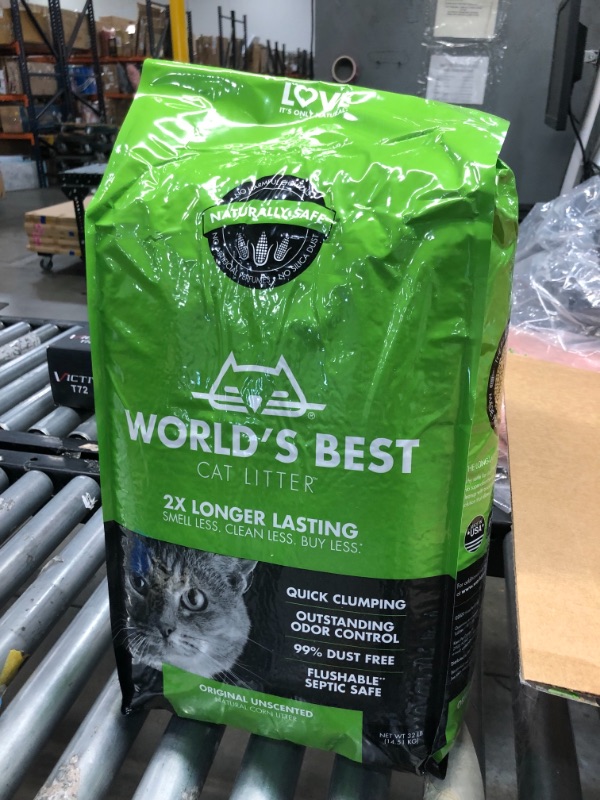 Photo 2 of World's Best Cat Litter Store Original Unscented, 32-Pounds
