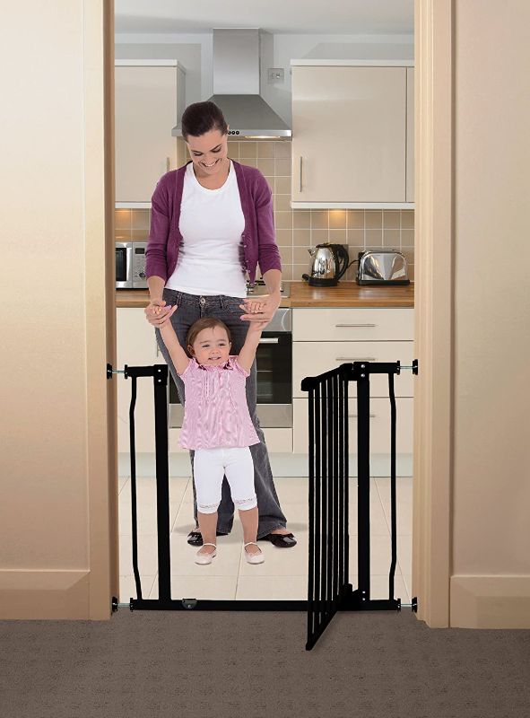 Photo 1 of Dreambaby Liberty Auto Close Baby Safety Gate - with Smart Stay Open Feature - Fits Openings 29.5-33 inches Wide- Black