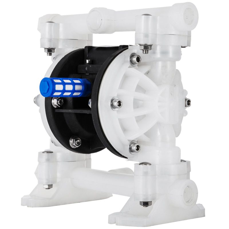 Photo 1 of 1/2" Air Driven Double Diaphragm Pump Qby4-15 Poly/sant Valve Balls Included
