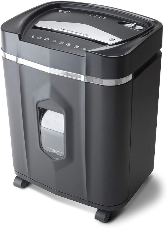 Photo 1 of Aurora AU1210MA Professional Grade High Security 12-Sheet Micro-Cut Paper/CD and Credit Card/ 60 Minutes Continuous Run Time Shredder
