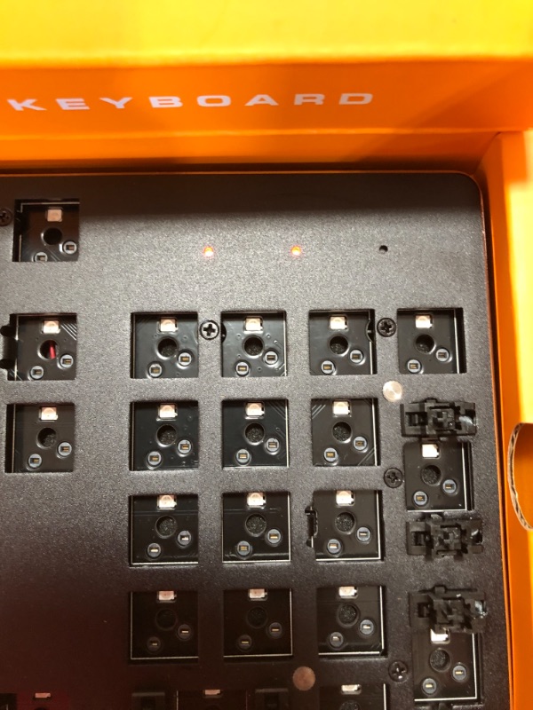 Photo 1 of Glorious PC Gaming Race GMMK Full Size RGB Mechanical Gaming Keyboard - Barebones