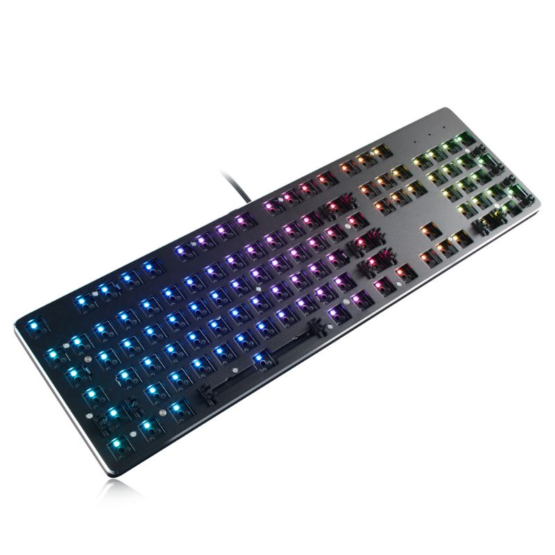 Photo 1 of Glorious PC Gaming Race GMMK Full Size RGB Mechanical Gaming Keyboard - Barebones