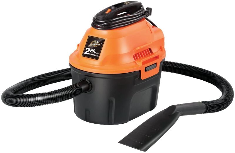 Photo 1 of 2.5 Gallon, 2 Peak HP, Utility Wet/Dry Vacuum, AA255 (Premium pack)
