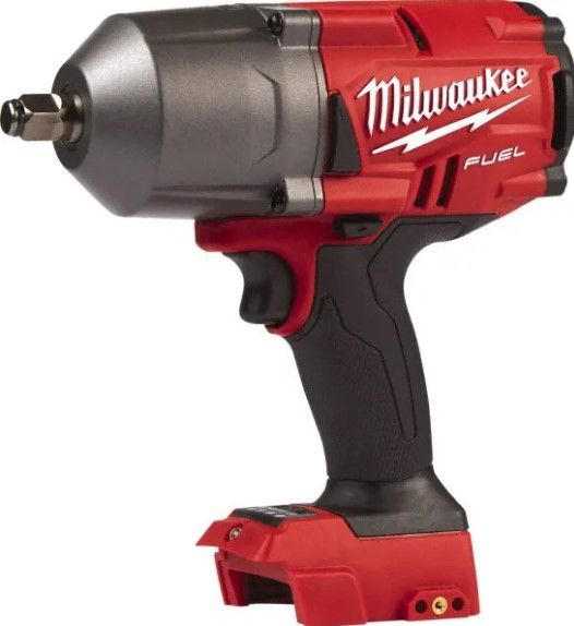 Photo 1 of 1/2" Drive 18 Volt Pistol Grip Cordless Impact Wrench & Ratchet with MILWAUKEE'S 48-11-1850 M18 Redlithium 5.0Ah Bat Pack
