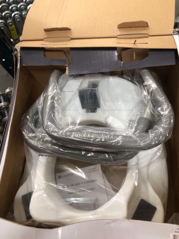 Photo 1 of E-Z Lock Raised Toilet Seat With Adjustable Armrests, 5 in.