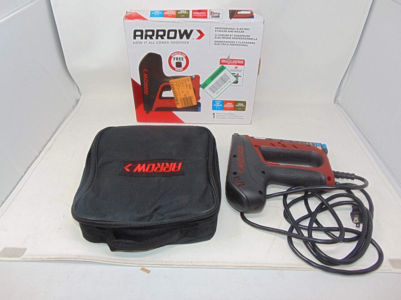 Photo 1 of Arrow T50ACR Professional Electric Stapler And Nailer With Free Protective Case
