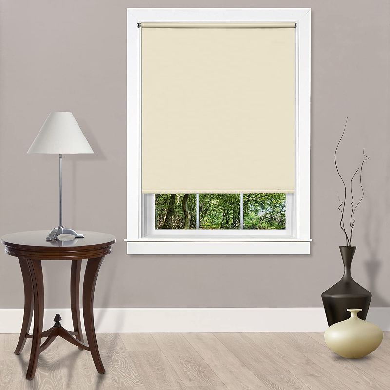 Photo 1 of Achim Home Furnishings, Ivory Cords Free Tear Down Room Darkening Window Shade 37" x 72" (TRS376IV12)
