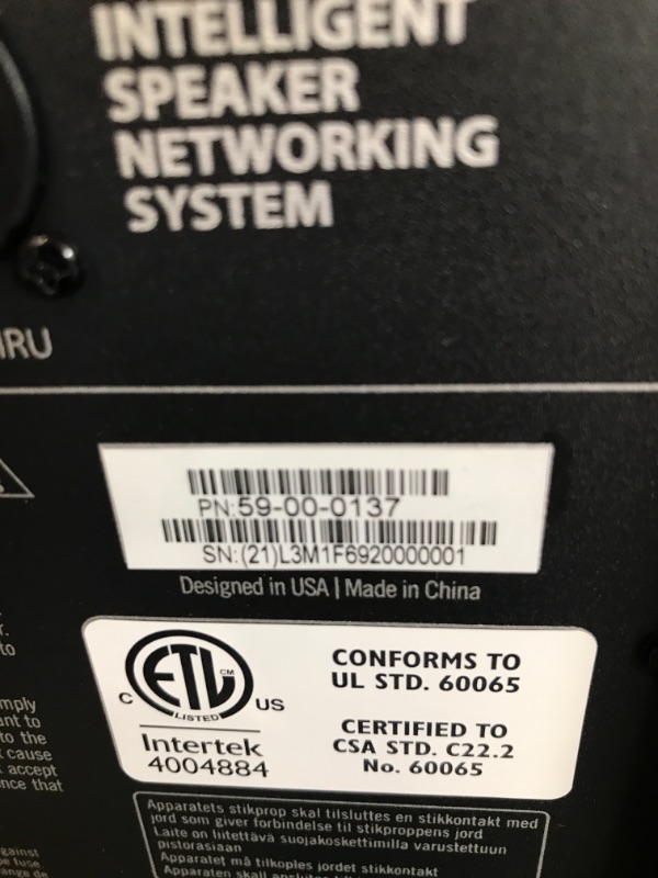 Photo 4 of (MISSING MANUAL, ALL POWER CORDS BESIDE MAIN POWER CORD; COSMETIC DAMAGE, SCRATCHES) 
Line 6 StageSource L3m Powered Speaker Cabinet