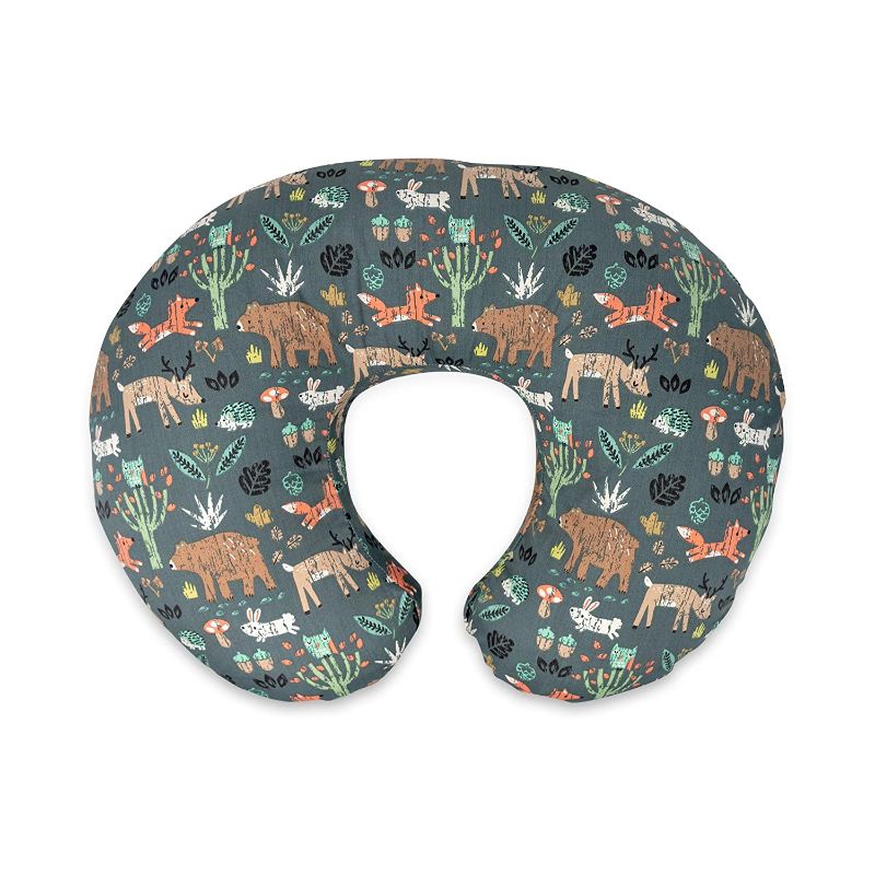 Photo 1 of Boppy Nursing Pillow and Positioner—Original | Green Forest Animals