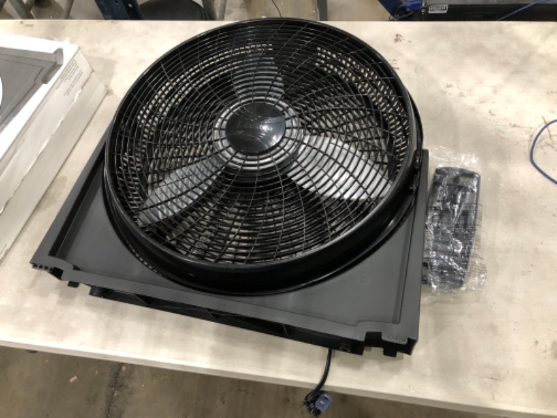 Photo 2 of 20 inch 3-Speed Air Circulator Floor Fan Fully Assembled Pivot Head Garage Shop
