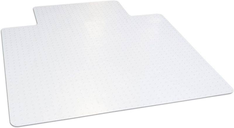 Photo 1 of 45"x 53" Clear Office Chair Mat With Lip For Low And Medium Pile Carpet From , Phthalate Free