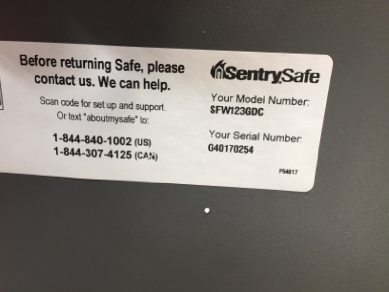 Photo 6 of Sentry Fire-Safe Electronic Lock Business Safes, Grey