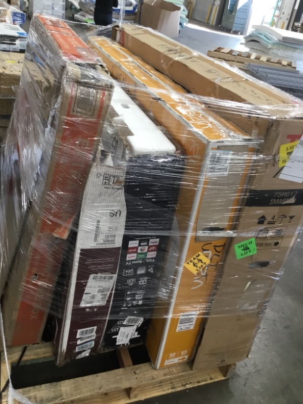 Photo 2 of Pallet of assorted broken TVs and monitor