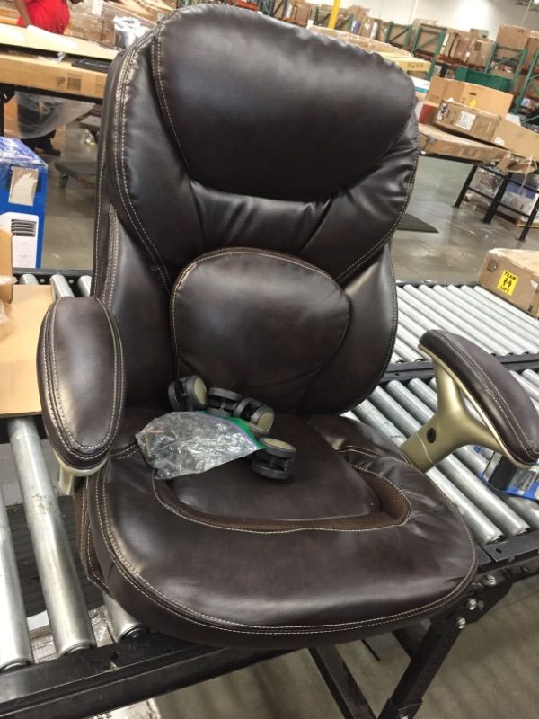 Photo 2 of PARTS ONLY
Office Chair with Back In Motion Technology Dark Chestnut - Serta