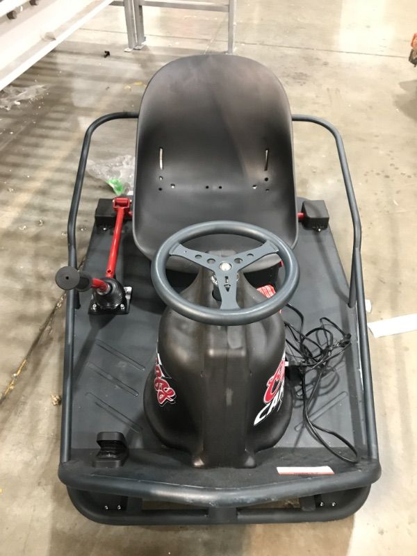 Photo 2 of  no charger, pedal does not work
Razor Crazy Cart XL 36V Electric Drifting Go Kart