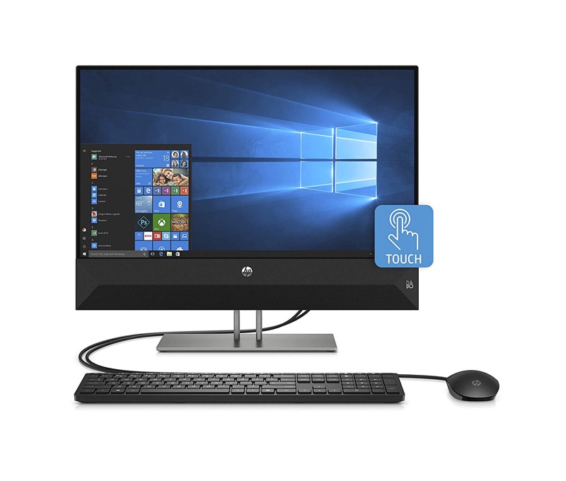 Photo 4 of HP Pavilion 24-inch All-in-One Computer, Intel Core I5-9400T, 12 GB RAM, 512 GB Solid State Drive, Windows 10 (24-xa0032, Black)