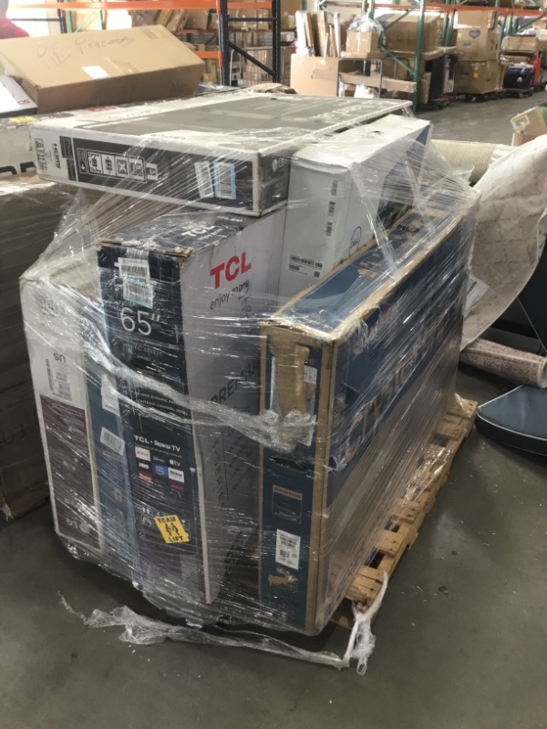 Photo 1 of Pallet of assorted broken t.v.s and monitors