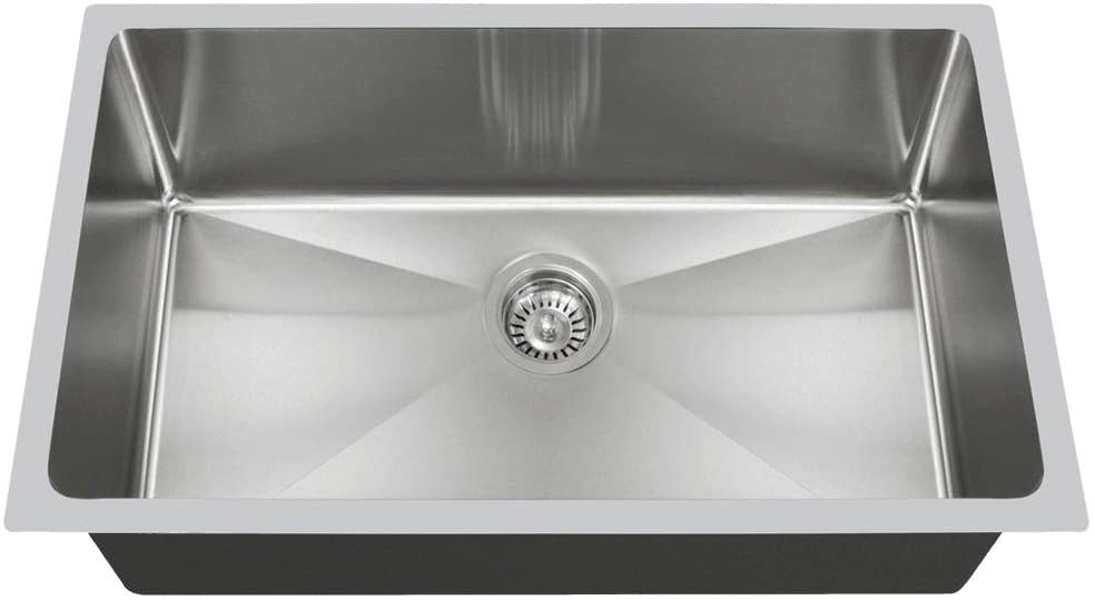 Photo 1 of 3120S 14-Gauge Undermount Single Bowl 3/4-Inch Radius Kitchen Sink
