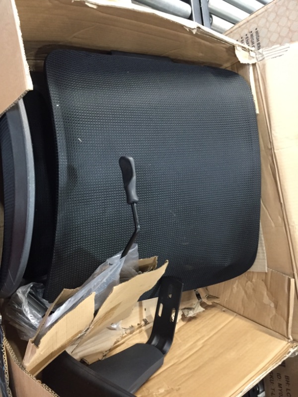 Photo 4 of PARTS ONLY
Big and Tall Office Chair 400lbs Wide Seat Mesh Rolling Swivel Task Chair(Black)
