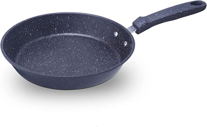 Photo 1 of 11'' Stone Earth Nonstick Skillet Frying Pan Egg Pan Omelet Pan ,Healthy Stone Cookware Nonstick Pan,Eco-Friendly Stone-Derived Coating,Black
