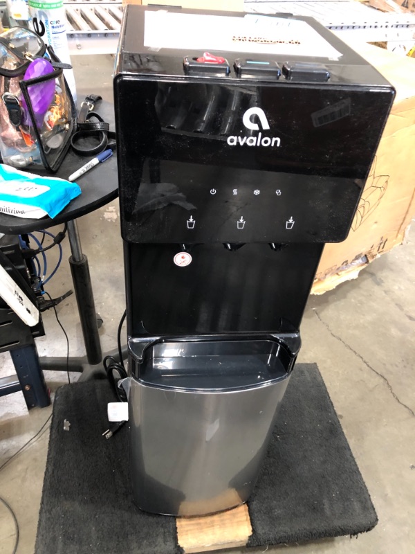 Photo 2 of ***PARTS ONLY*** Avalon Bottom Loading Water Cooler Water Dispenser with BioGuard- 3 Temperature Settings - Hot, Cold & Room Water, Durable Stainless Steel Construction, Anti-Microbial Coating- UL/Energy Star Approved
