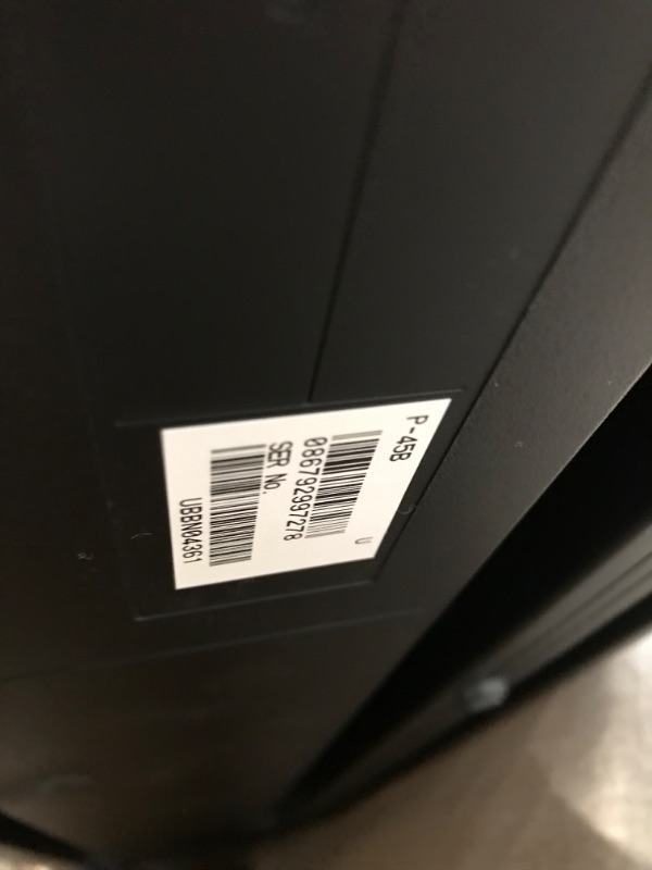Photo 1 of PARTS ONLY DID NOT POWER ON 
YAMAHA P45 88-Key Weighted Digital Piano Home Bundle With Wooden Furniture Stand And Bench