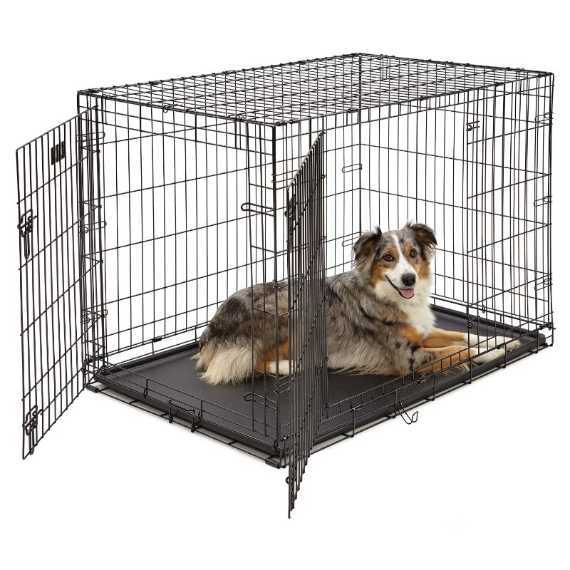 Photo 1 of *READ BELOW** MidWest Double Door ICrate Metal Dog Crate, 42"
